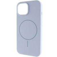 Чохол для iPhone 12 Pro Max Silk Full Protective (AA) NO LOGO with Magnetic Fit, силікон, Блакитний / Lilac Blue