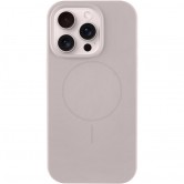 Чехол для iPhone 15 Pro Epik Silk Case Full Protective с MagSafe, силикон, Серый / Lavender