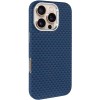 Чохол для iPhone 16 Pro Max KVZV Triangular Pattern with Magnetic Fit - Синій / Blue