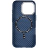 Чохол для iPhone 16 Pro Max KVZV Triangular Pattern with Magnetic Fit - Синій / Blue