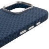 Чохол для iPhone 16 Pro Max KVZV Triangular Pattern with Magnetic Fit - Синій / Blue
