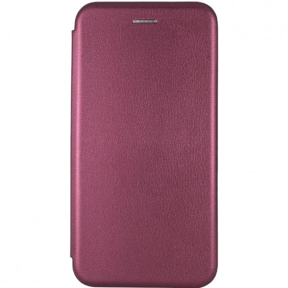 Шкіряний чохол-книжка Classy для Apple iPhone 13 / 14 (6.1") Бордовий