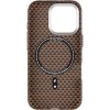 Чохол для iPhone 16 Pro KVZV Triangular Pattern with Magnetic Fit, TPU + полікарбонат, Хакі / Khaki
