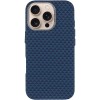 Чохол для iPhone 16 Pro KVZV Triangular Pattern with Magnetic Fit, TPU + полікарбонат, Синій / Blue