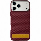Чохол TPU+PC KVZV Triangular Pattern with Magnetic Fit для Apple iPhone 15 Pro Max (6.9") Red Чохол TPU+PC KVZV Triangular Pattern with Magnetic Fit для Apple iPhone 15 Pro Max (6.9") Red