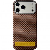 Чохол TPU+PC KVZV Triangular Pattern with Magnetic Fit для Apple iPhone 15 Pro Max (6.9") Khaki Чохол TPU+PC KVZV Triangular Pattern with Magnetic Fit для Apple iPhone 15 Pro Max (6.9") Khaki