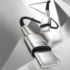 Дата кабель Baseus Cafule Metal Type-C to Type-C 100W (2m) (CATJK-D) Черный