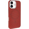 Чохол для iPhone 17 KVZV Triangular Pattern with Magnetic Fit - Червоний / Red