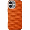 Чохол TPU+PC KVZV Triangular Pattern with Magnetic Fit для Apple iPhone 17 (6.3") Orange