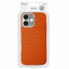 Чохол TPU+PC KVZV Triangular Pattern with Magnetic Fit для Apple iPhone 17 (6.3") Orange