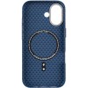 Чохол для iPhone 17 KVZV Triangular Pattern with Magnetic Fit - Синій / Blue