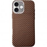 Чехол для iPhone 17 KVZV Triangular Pattern with Magnetic Fit, TPU + PC, Хаки / Khaki Чехол для iPhone 17 KVZV Triangular Pattern with Magnetic Fit, TPU + PC, Хаки / Khaki