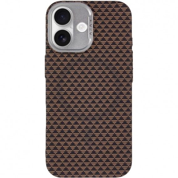 Чохол для iPhone 17 KVZV Triangular Pattern with Magnetic Fit - Хакі / Khaki Чохол для iPhone 17 KVZV Triangular Pattern with Magnetic Fit - Хакі / Khaki
