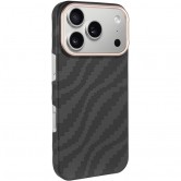 Чехол для iPhone 18 Pro Max / 17 Pro Max KVZV Kayla Ultra-thin with Magnetic Fit, TPU + PC, Черный / Black