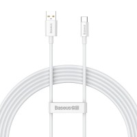Дата кабель Baseus Superior Series Fast Charging USB to Type-C 100W (2m) (P10320102214) Moon White