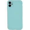 Чохол Silk Full Camera Protective (AA) NO LOGO для Apple iPhone 12 (6.1") Бірюзовий / Marine Green
