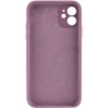 Чохол Silk Full Camera Protective (AA) NO LOGO для Apple iPhone 12 (6.1") Ліловий / Lilac Pride