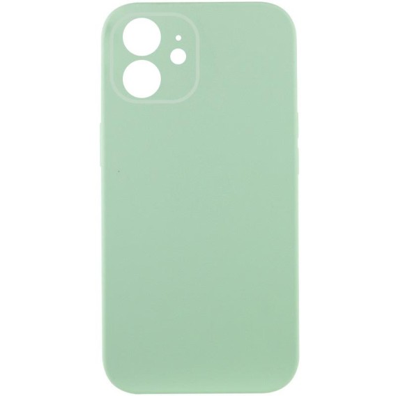 Чохол Silk Full Camera Protective (AA) NO LOGO для Apple iPhone 12 (6.1") Зелений / Pistachio