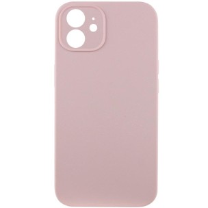 Чохол Silk Full Camera Protective (AA) NO LOGO для Apple iPhone 12 (6.1") Рожевий / Chalk Pink