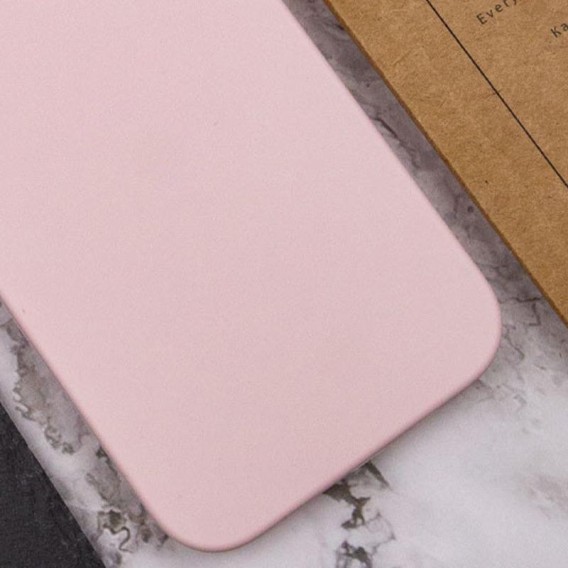 Чохол Silk Full Camera Protective (AA) NO LOGO для Apple iPhone 12 (6.1") Рожевий / Chalk Pink