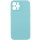 Чохол Silk Full Camera Protective (AA) NO LOGO для Apple iPhone 12 Pro (6.1") Бірюзовий / Marine Green