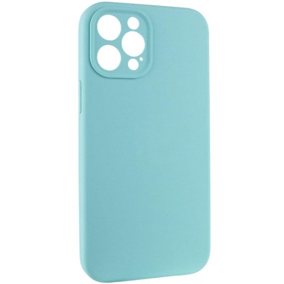 Чохол Silk Full Camera Protective (AA) NO LOGO для Apple iPhone 12 Pro (6.1") Бірюзовий / Marine Green Чохол Silk Full Camera Protective (AA) NO LOGO для Apple iPhone 12 Pro (6.1") Бірюзовий / Marine Green