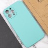 Чохол Silk Full Camera Protective (AA) NO LOGO для Apple iPhone 12 Pro (6.1") Бірюзовий / Marine Green