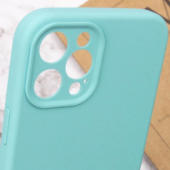 Чохол Silk Full Camera Protective (AA) NO LOGO для Apple iPhone 12 Pro (6.1") Бірюзовий / Marine Green Чохол Silk Full Camera Protective (AA) NO LOGO для Apple iPhone 12 Pro (6.1") Бірюзовий / Marine Green