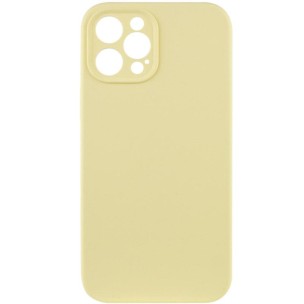 Чехол Silk Full Camera Protective (AA) NO LOGO для Apple iPhone 12 Pro (6.1") Желтый / Mellow Yellow