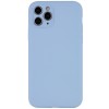 Чохол Silk Full Camera Protective (AA) NO LOGO для Apple iPhone 12 Pro Max (6.7") Блакитний / Lilac Blue