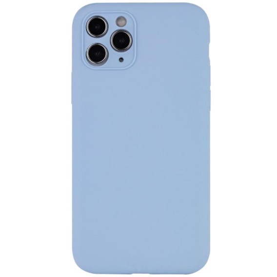 Чохол Silk Full Camera Protective (AA) NO LOGO для Apple iPhone 12 Pro Max (6.7") Блакитний / Lilac Blue