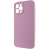 Чохол Silk Full Camera Protective (AA) NO LOGO для Apple iPhone 12 Pro Max (6.7") Ліловий / Lilac Pride