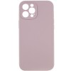 Чохол Silk Full Camera Protective (AA) NO LOGO для Apple iPhone 12 Pro Max (6.7") Сірий / Lavender