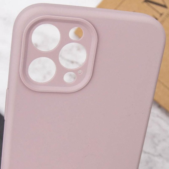 Чохол Silk Full Camera Protective (AA) NO LOGO для Apple iPhone 12 Pro Max (6.7") Сірий / Lavender