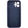 Чохол Silk Full Camera Protective (AA) NO LOGO для Apple iPhone 12 Pro Max (6.7") Темно-синій / Midnight blue