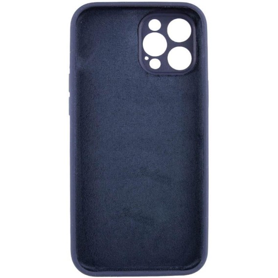 Чохол Silk Full Camera Protective (AA) NO LOGO для Apple iPhone 12 Pro Max (6.7") Темно-синій / Midnight blue Чохол Silk Full Camera Protective (AA) NO LOGO для Apple iPhone 12 Pro Max (6.7") Темно-синій / Midnight blue