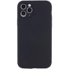 Чохол Silk Full Camera Protective (AA) NO LOGO для Apple iPhone 12 Pro Max (6.7") Чорний / Black
