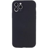 Чохол Silk Full Camera Protective (AA) NO LOGO для Apple iPhone 12 Pro Max (6.7") Чорний / Black