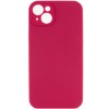 Чохол Silk Full Camera Protective (AA) NO LOGO для Apple iPhone 13 (6.1") Червоний / Rose Red