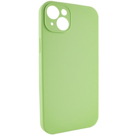 Чохол Silk Full Camera Protective (AA) NO LOGO для Apple iPhone 13 (6.1") М'ятний / Mint