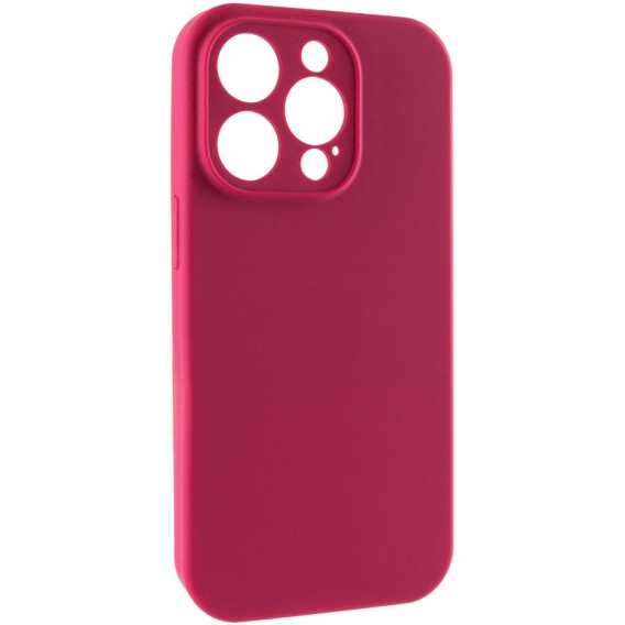 Чохол Silk Full Camera Protective (AA) NO LOGO для Apple iPhone 13 Pro (6.1") Червоний / Rose Red
