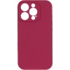 Чохол Silk Full Camera Protective (AA) NO LOGO для Apple iPhone 13 Pro (6.1") Червоний / Rose Red