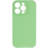 Чохол Silk Full Camera Protective (AA) NO LOGO для Apple iPhone 13 Pro (6.1") М'ятний / Mint
