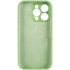 Чохол Silk Full Camera Protective (AA) NO LOGO для Apple iPhone 13 Pro (6.1") М'ятний / Mint