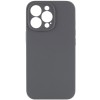 Чохол Silk Full Camera Protective (AA) NO LOGO для Apple iPhone 13 Pro (6.1") Сірий / Dark Gray