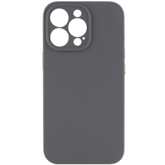 Чохол Silk Full Camera Protective (AA) NO LOGO для Apple iPhone 13 Pro (6.1") Сірий / Dark Gray