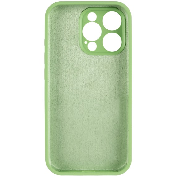 Чохол Silk Full Camera Protective (AA) NO LOGO для Apple iPhone 13 Pro Max (6.7") М'ятний / Mint
