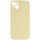 Чохол Silk Full Camera Protective (AA) NO LOGO для Apple iPhone 14 (6.1") Жовтий / Mellow Yellow