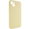 Чохол Silk Full Camera Protective (AA) NO LOGO для Apple iPhone 14 (6.1") Жовтий / Mellow Yellow