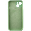 Чохол Silk Full Camera Protective (AA) NO LOGO для Apple iPhone 14 (6.1") Зелений / Pistachio